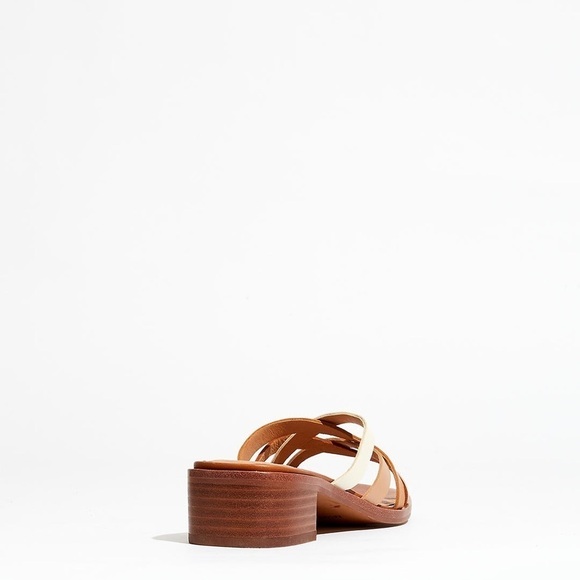 MadeWell Item MC685
The Melanie Mule Sandal in Colorblock Vachetta Leather - Picture 3 of 4